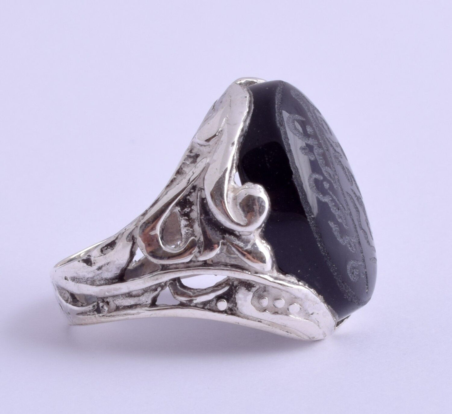 Yemeni Yemen kabdi agate aqeeq aqiq Silver Men Ring-shefat alabed شفة العبد-DHL