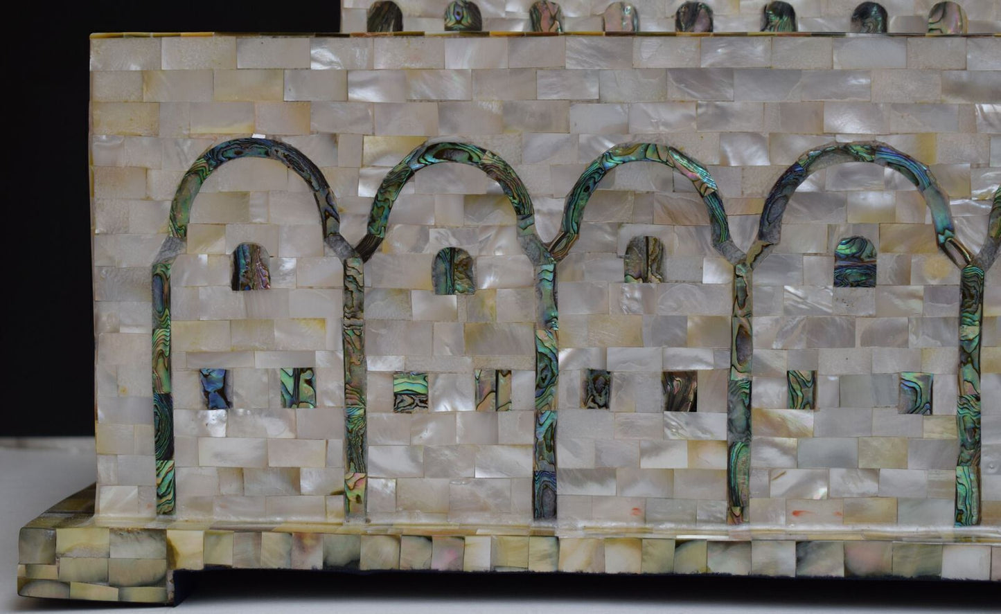 LARGE Al-Aqsa Mosque Jerusalem mother of pearl inlays-Muslim Islamic Holy Mosque