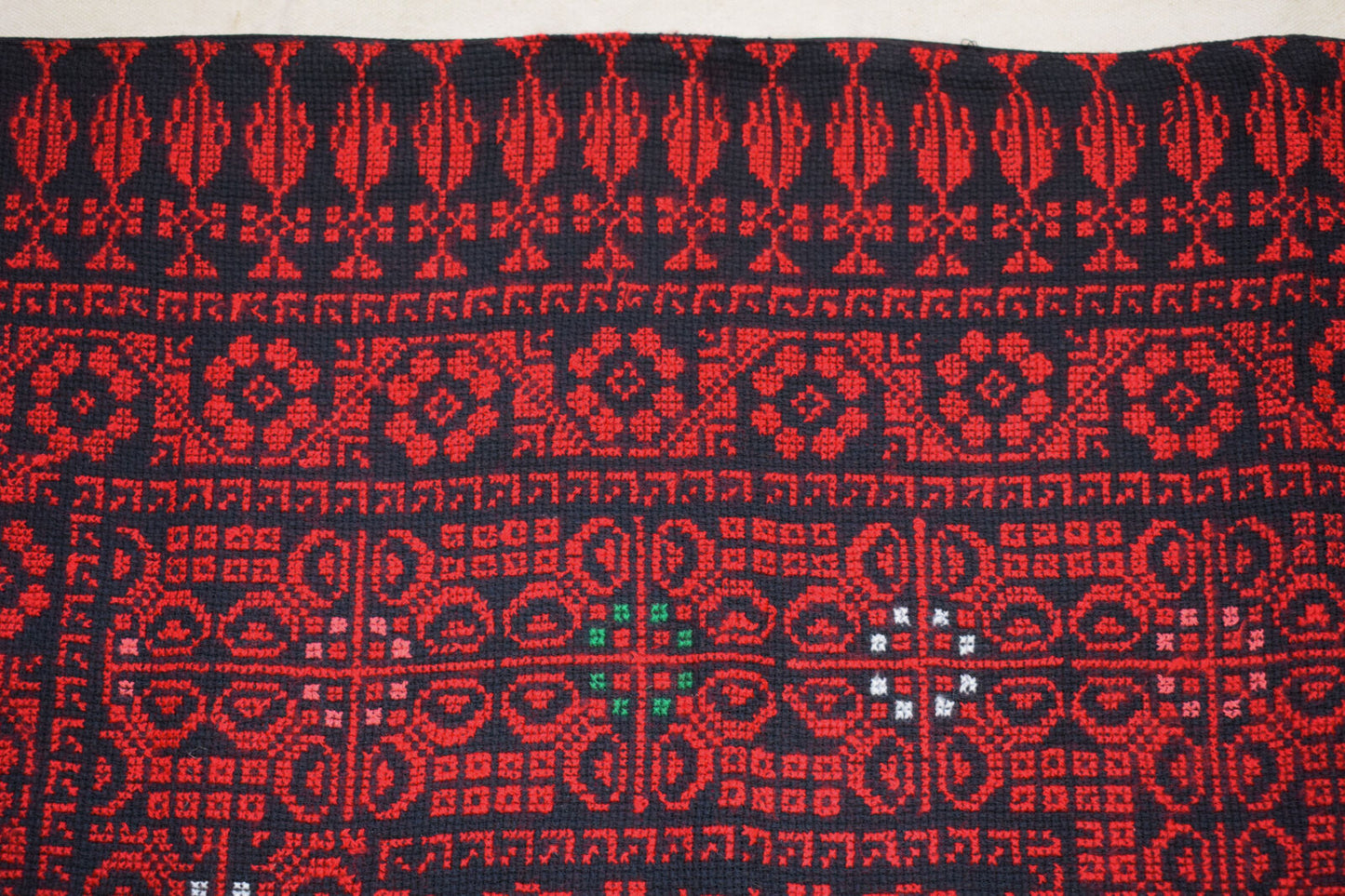 Egyptian Palestinian Bedouin Tablecloth-Hand Stitched embroidered  Tablecloth