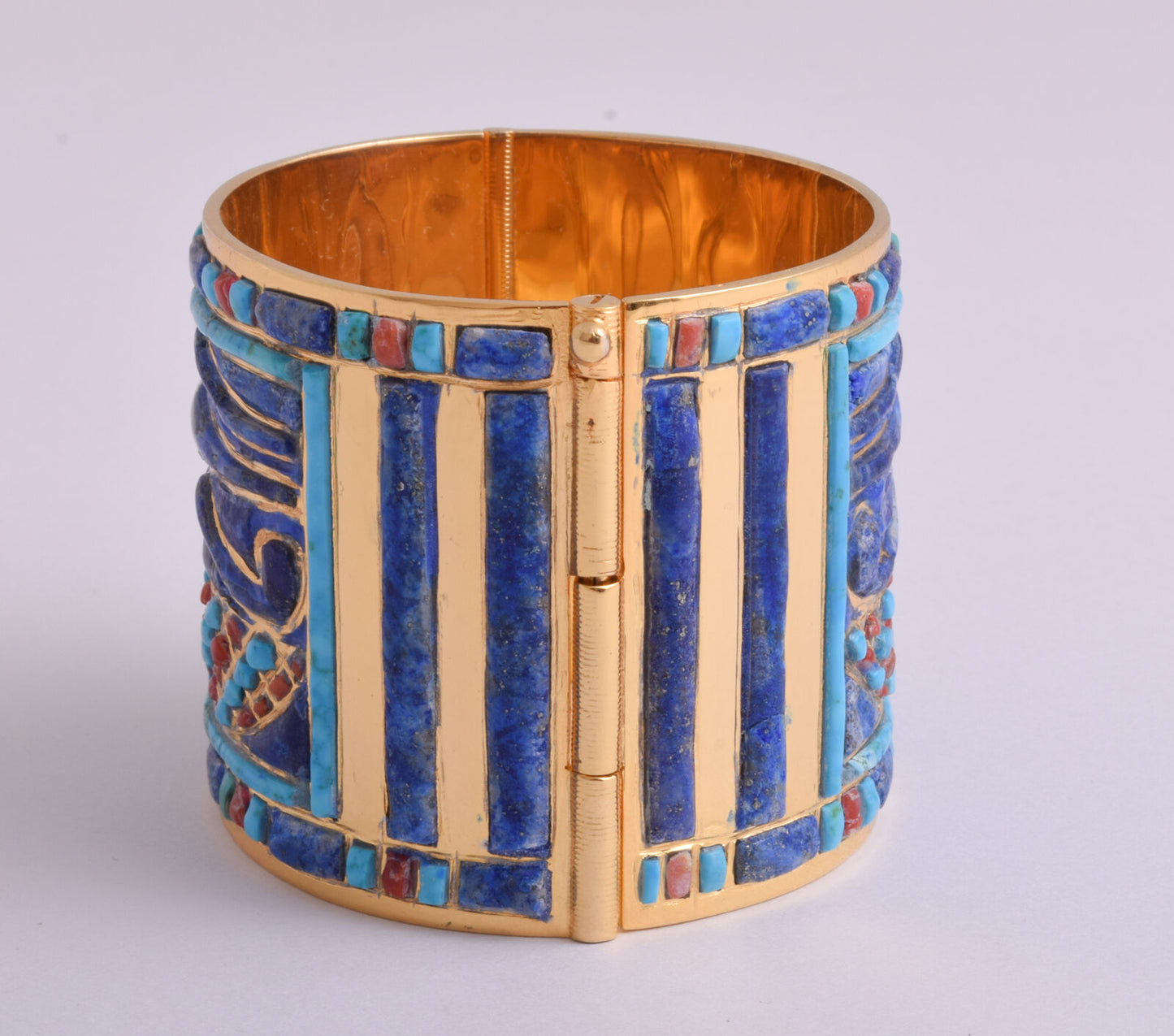 Eye of Horus Bracelet of King Tut-Egyptian Revival Bangle Bracelet-Tutankhamun