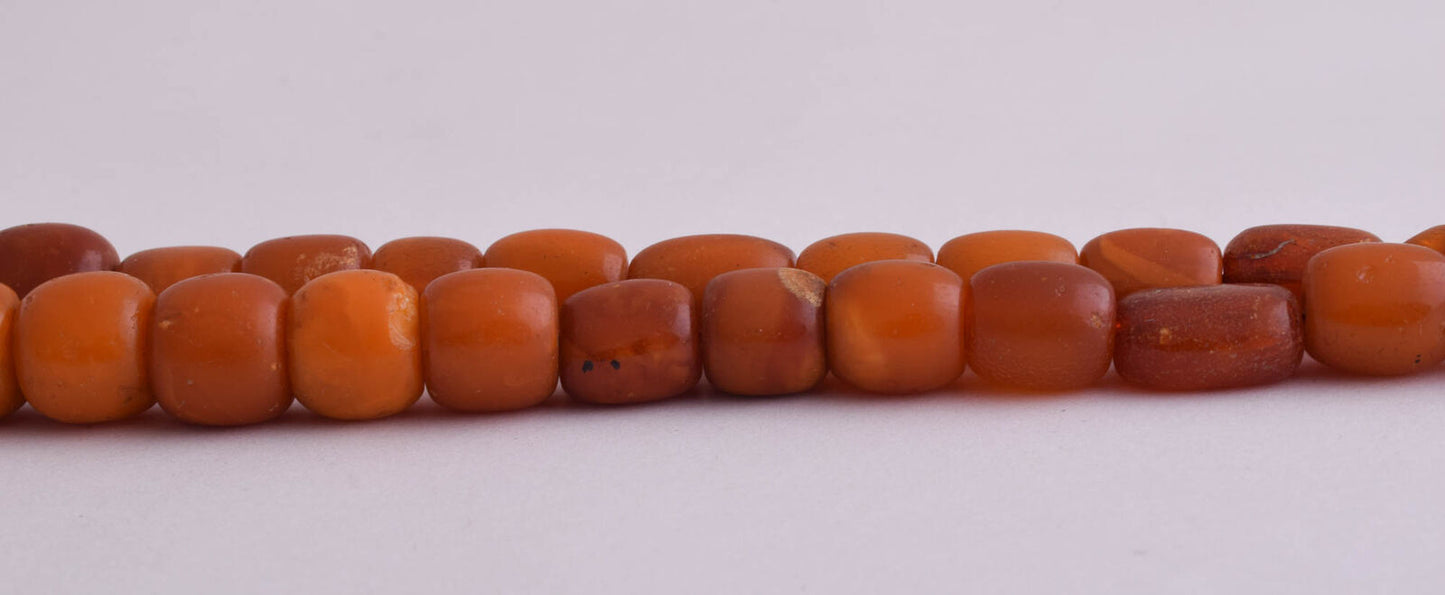 Antique natural butterscotch Amber kahraman Prayer Beads-Bernstein