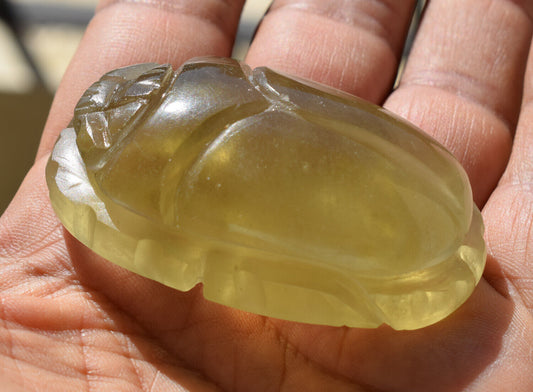 Libyan Desert Glass, Egyptian Scarab, Scarab Beetle, asteroids Impact, 391 Carat