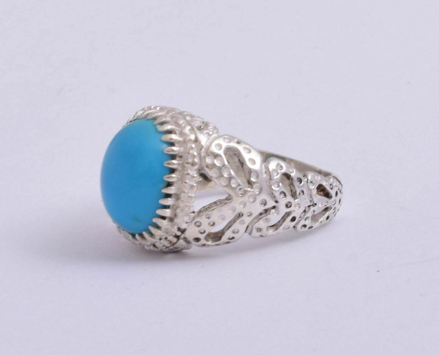 Egyptian Turquoise Sterling silver Men Ring-Middle Eastern