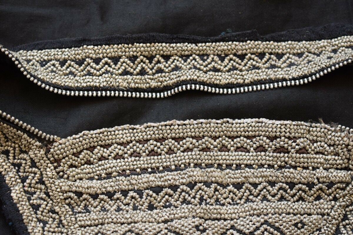 Rare Antique Handmade beaded Rashaida Sudan Tribal Bedouin Veil