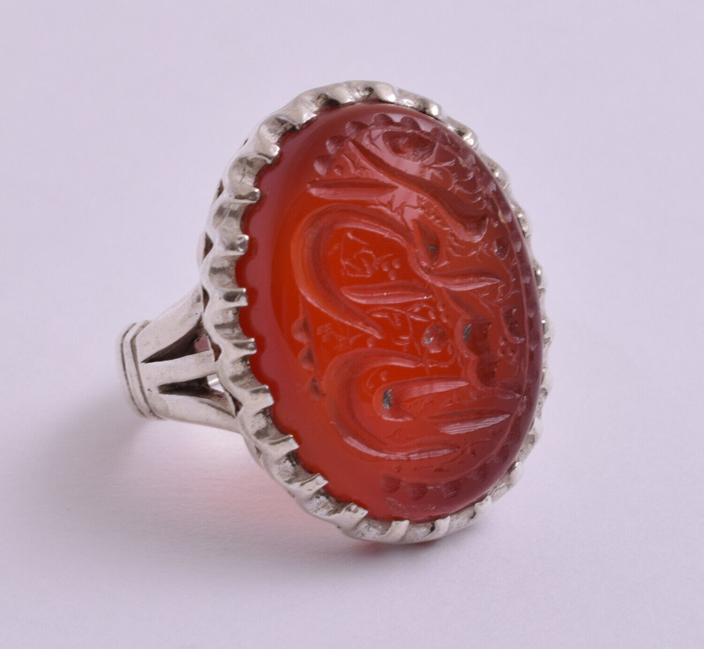 Islamic Yemeni Silver agate aqeeq aqiq men muslim ring -yemen عقيق