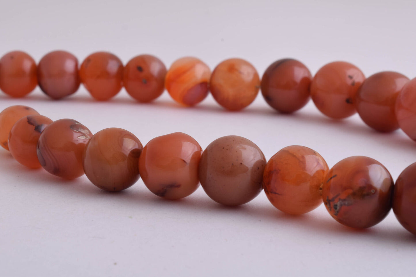 Vintage Carnelian Agate beads Necklace-trade beads-middle eastern-220 gram