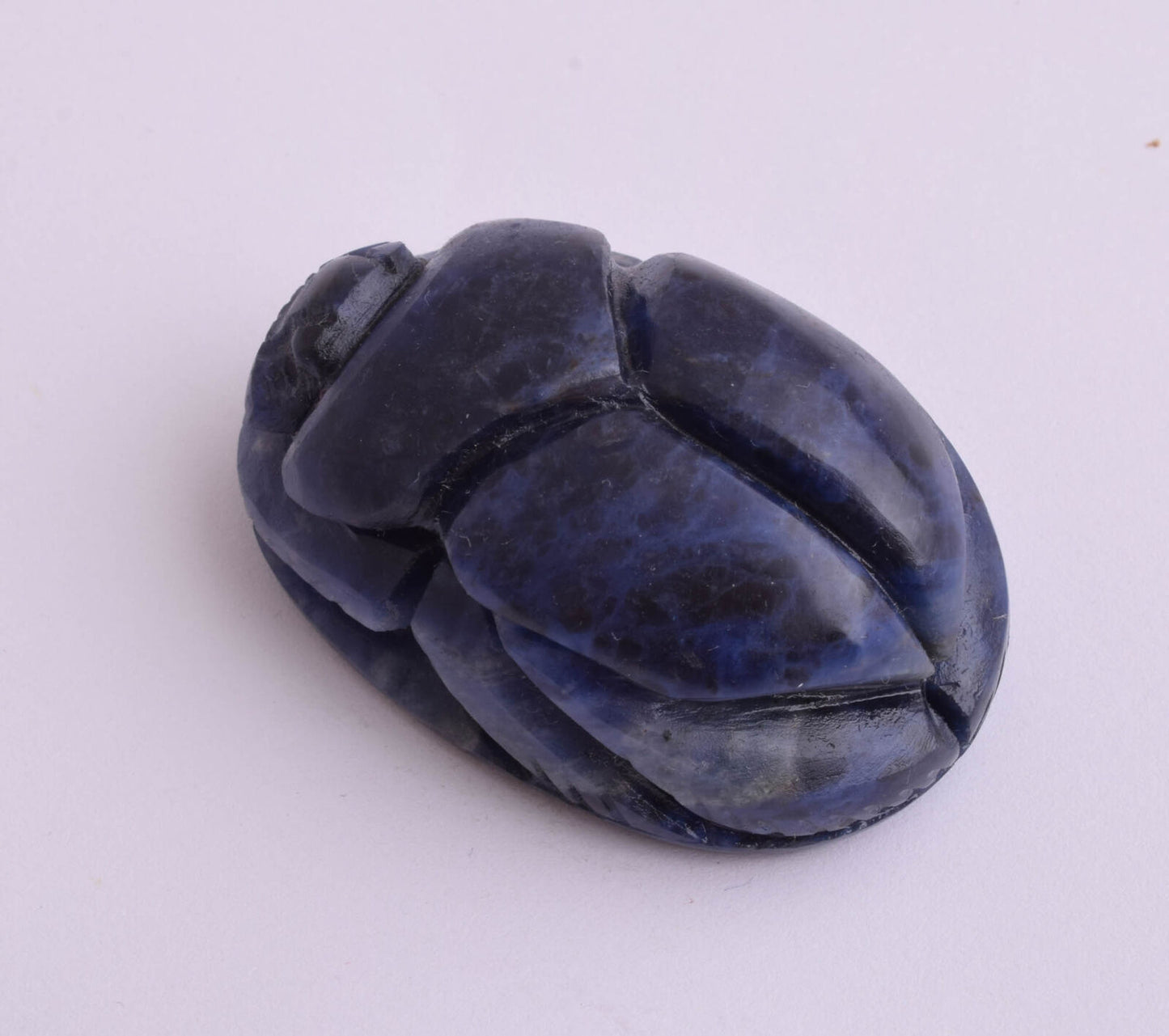 Egyptian Scarab-Hand Carved Egyptian Lapis Lazuli Scarab- 2.1" / 70 gram