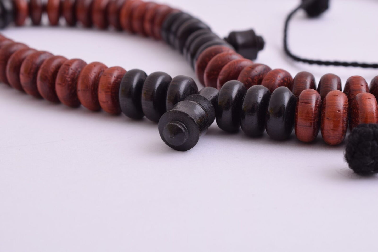 5 Pieces- Rosewood / ebony Islamic Prayer Beads-Worry Beads-Muslim Tasbih-Dhikr