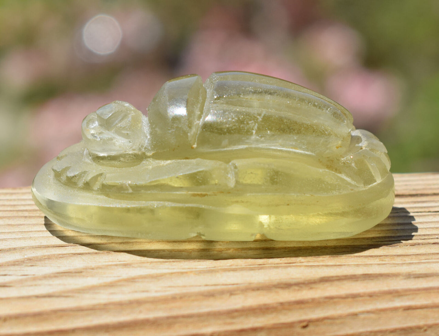 Libyan Desert Glass, Egyptian Scarab, Scarab Beetle, asteroids Impact, 151Carat