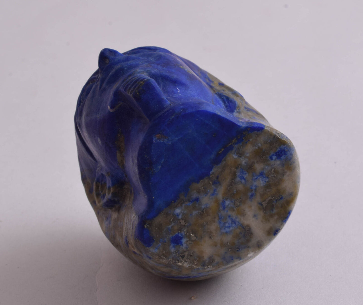 Egyptian Pharaoh King-Hand Carved Egyptian Lapis Lazuli- 194 grams