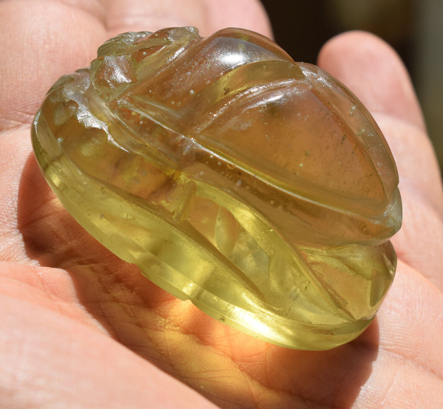 Libyan Desert Glass, Egyptian Scarab, Scarab Beetle, asteroids Impact, 515 Carat