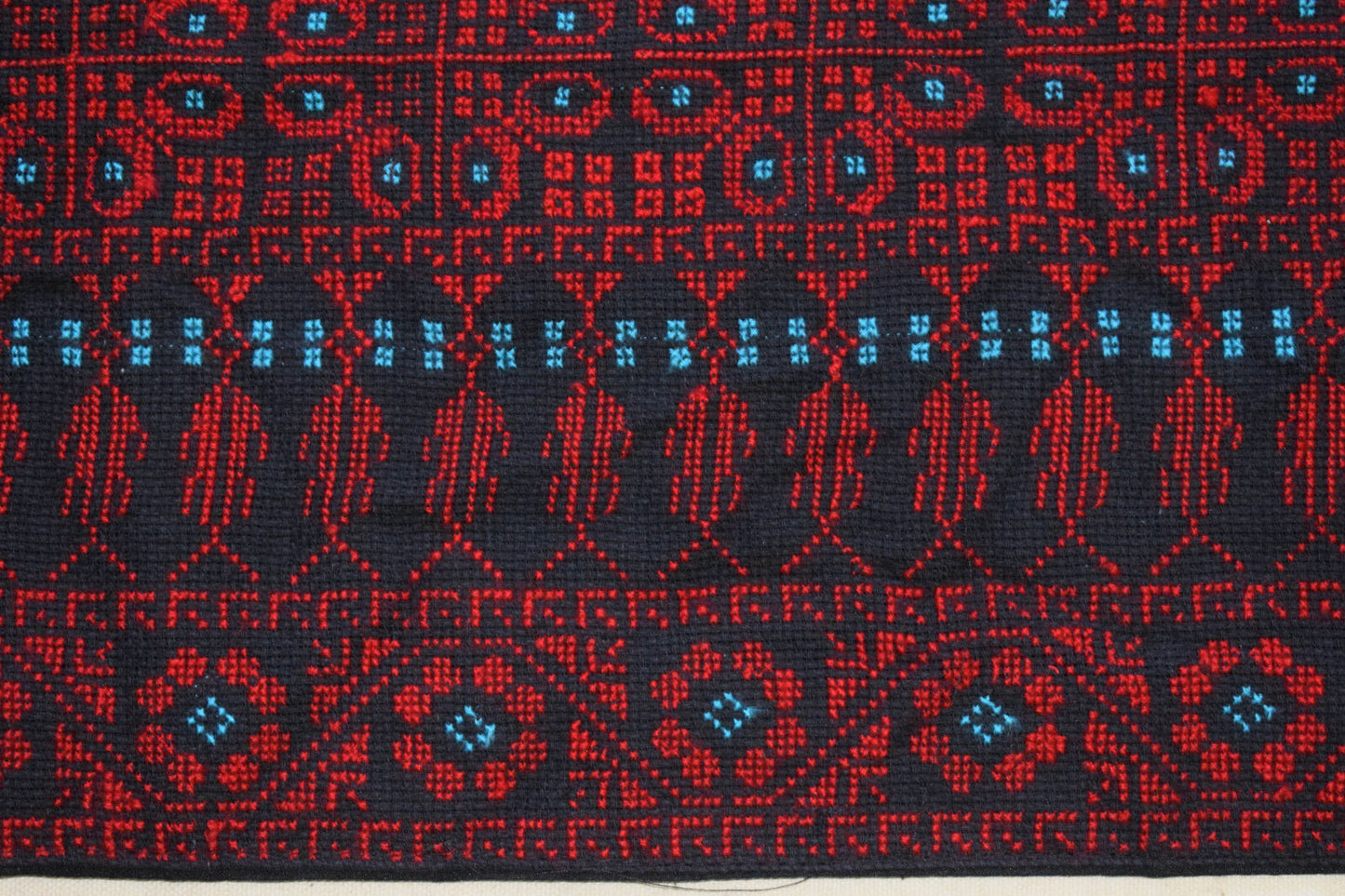 Hand Stitched embroidered Egyptian / Palestinian Bedouin Wrap Shawl Scarf