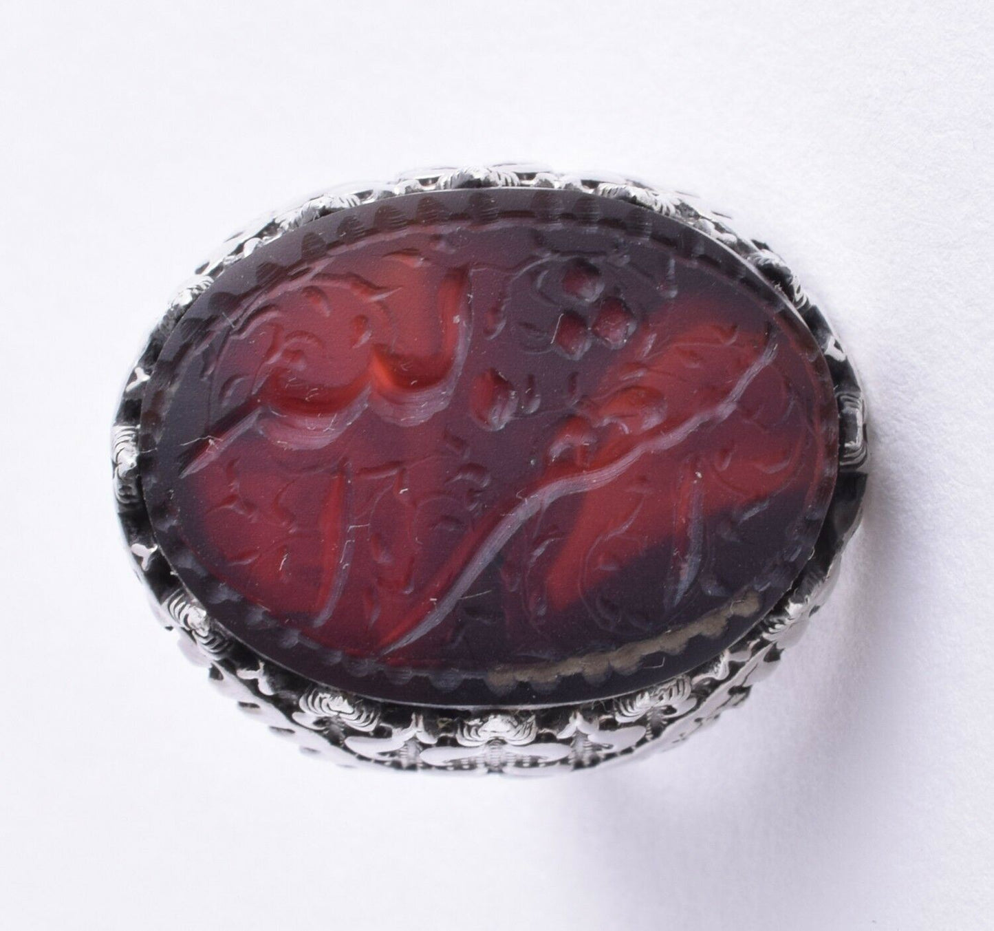 Yemeni agate ring-Yemen kabdi aqeeq-kabdi aqiq 925 Silver Men Ring-عقيق كبدي-DHL