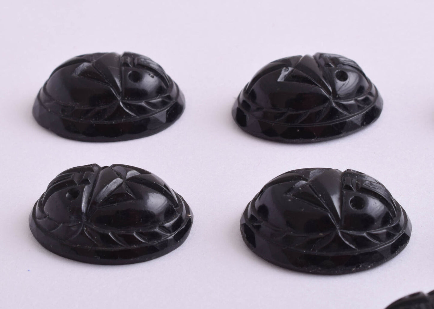 9 Egyptian Scarab-Hand Carved Egyptian Onyx Scarab-Revival stone amulet