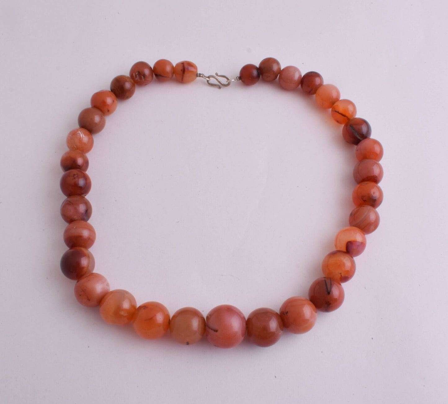 Vintage Carnelian Agate beads Necklace-trade beads-middle eastern-220 gram