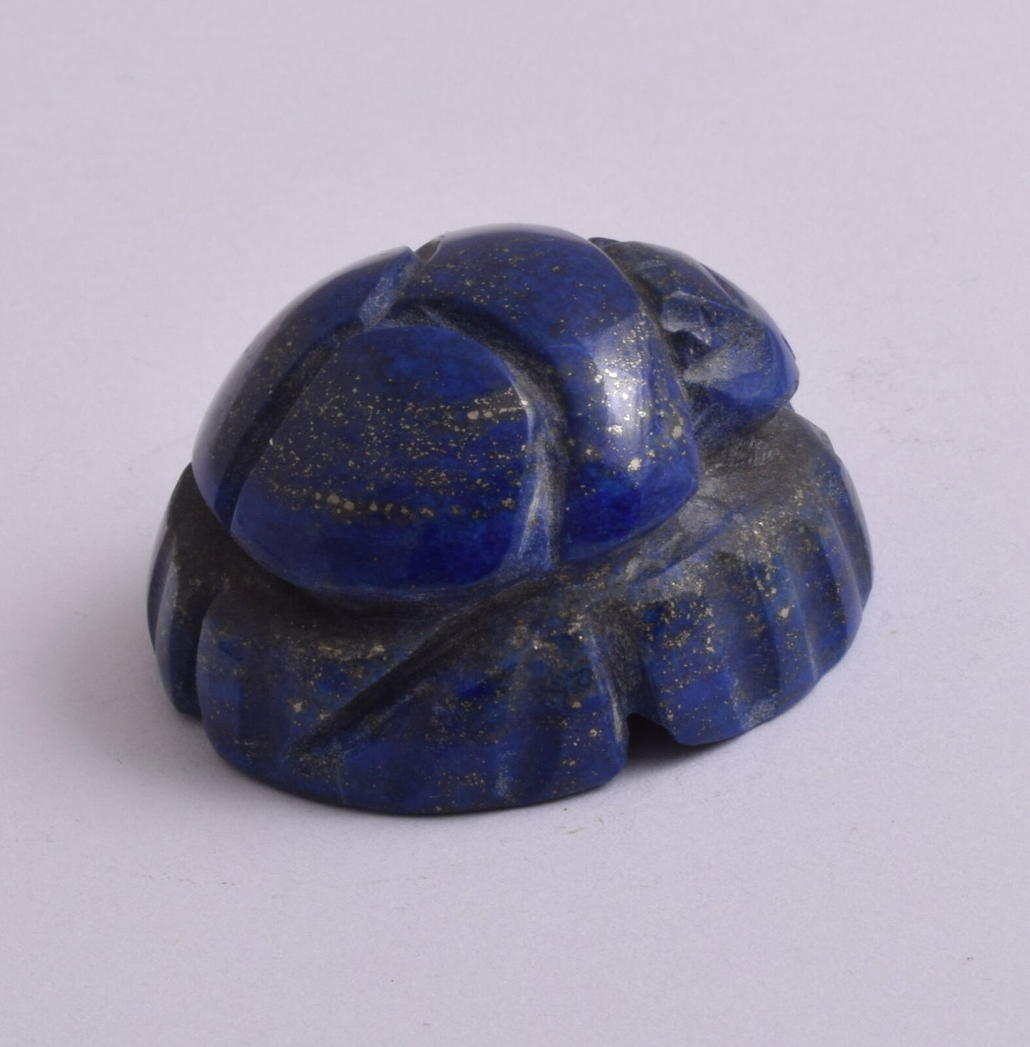 Egyptian Scarab-Carved Egyptian Lapis Lazuli Scarab- 1.6" / 56 grams