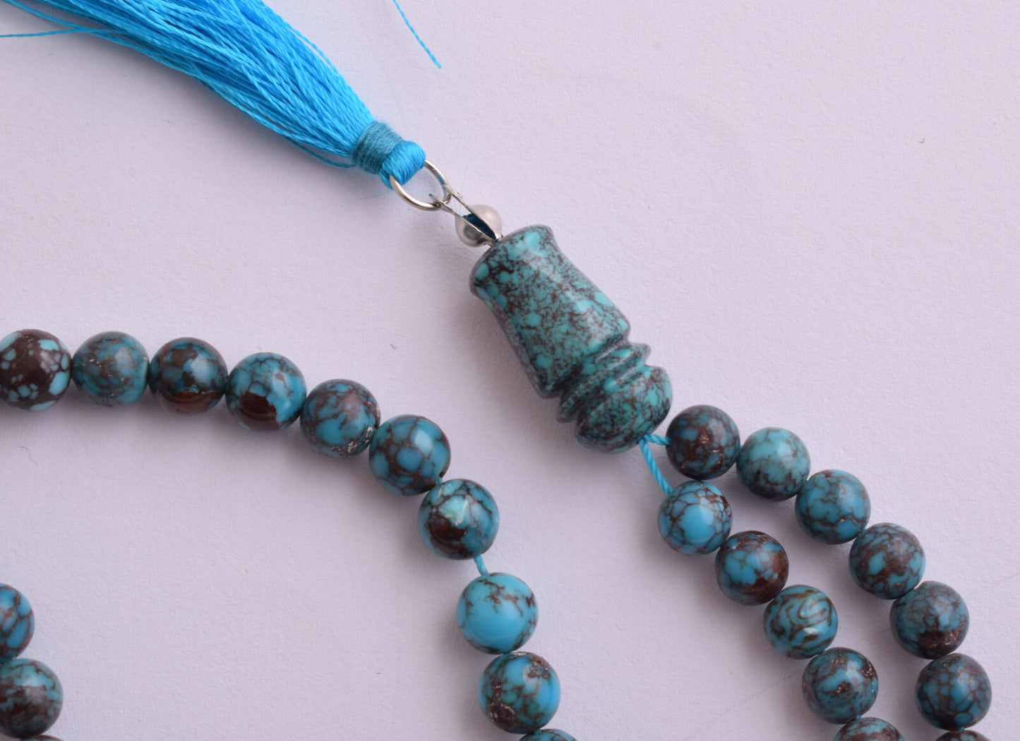 Egyptian Turquoise Islamic prayer beads,muslim Tasbih