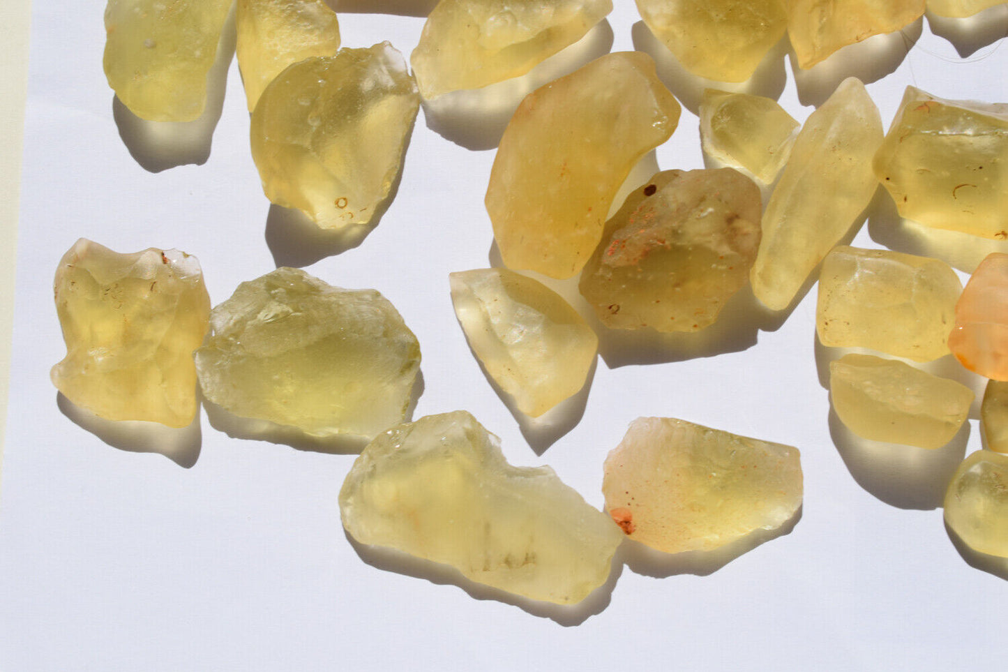 Libyan Desert glass lot-46 pieces- 480 grams- Meteorite Tektite-asteroid impact