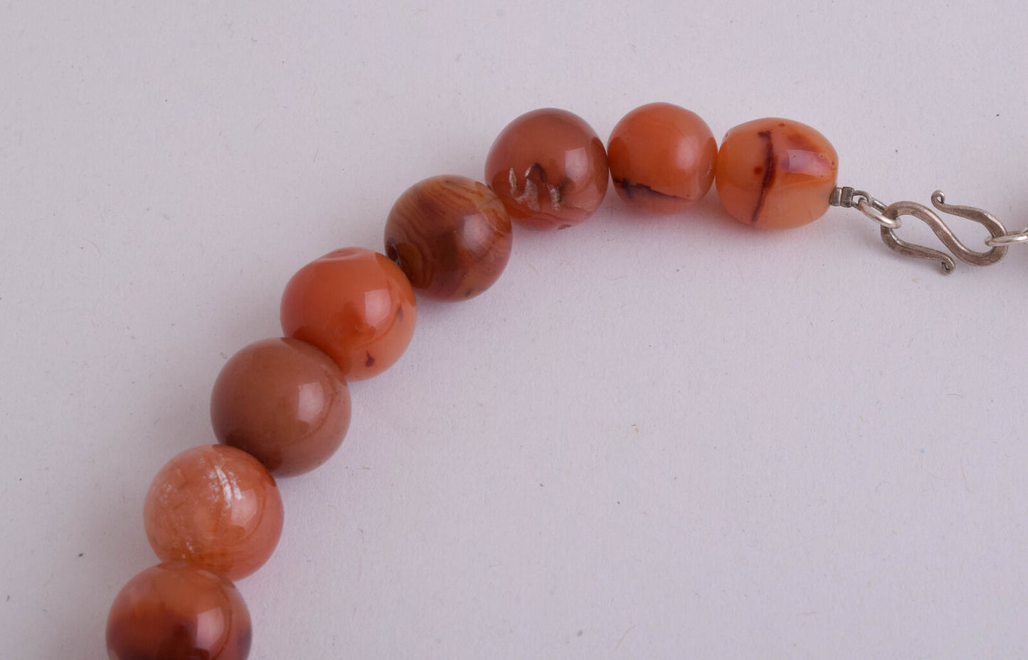 Vintage Carnelian Agate beads Necklace-trade beads-middle eastern-220 gram