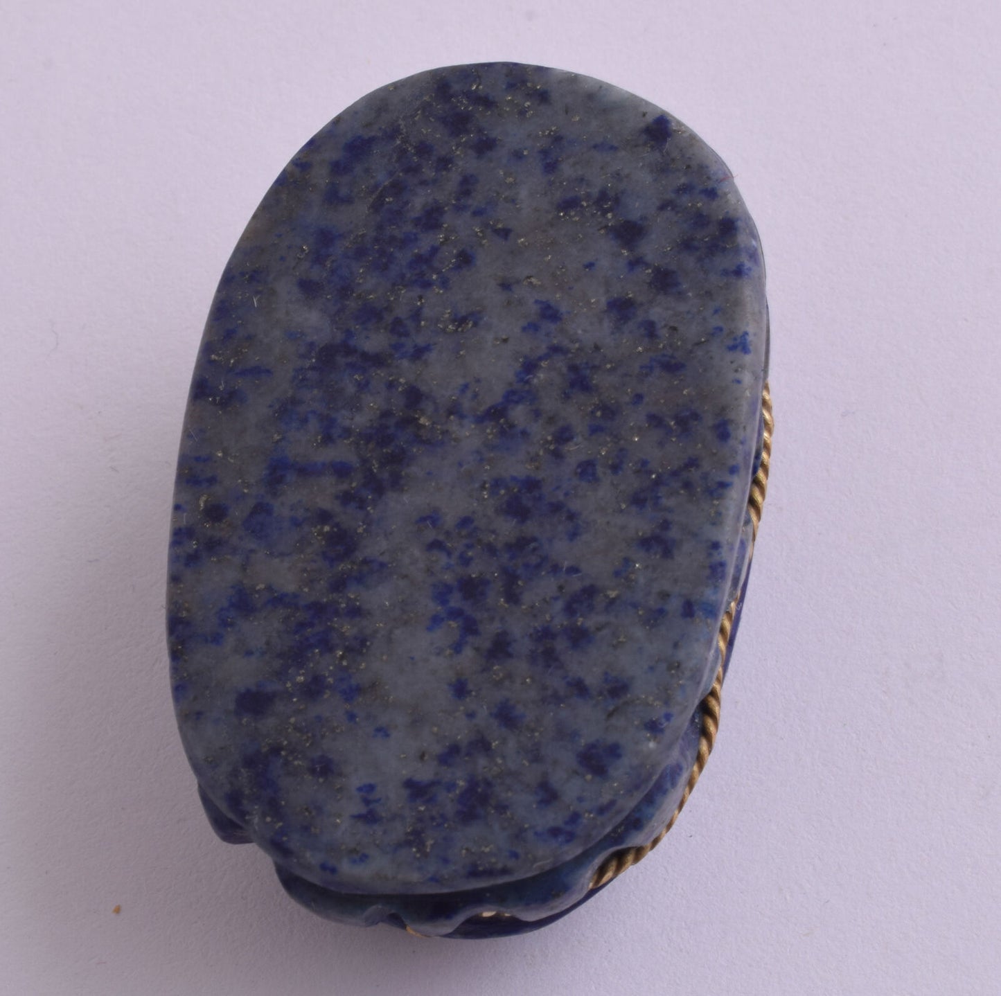 Egyptian Scarab-Hand Carved egyptian Lapis Lazuli SCARAB- 2" / 72 gram