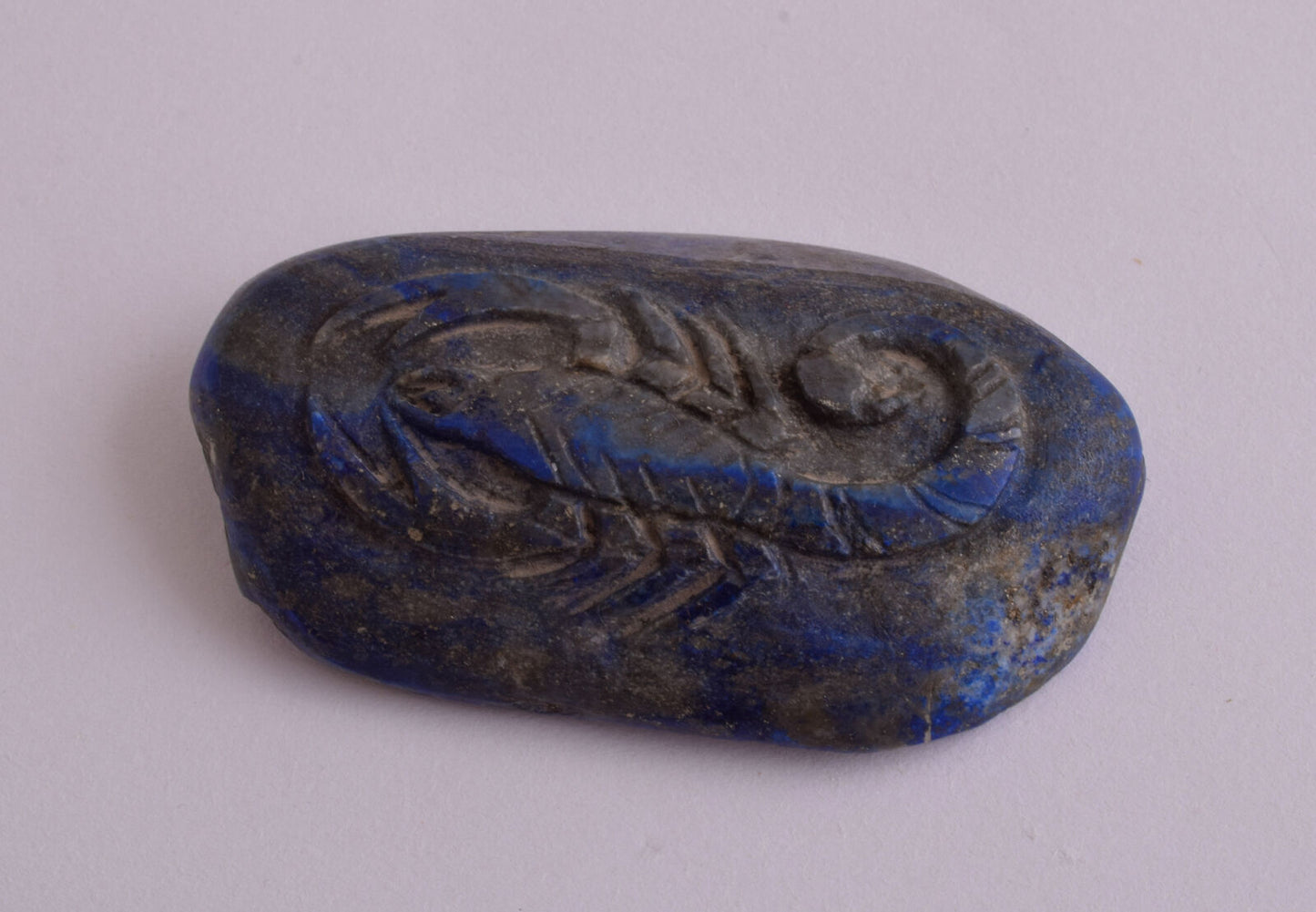 Scorpio Zodiac Ssign-Hand Carved Lapis Lazuli-2.6" / 54 grams