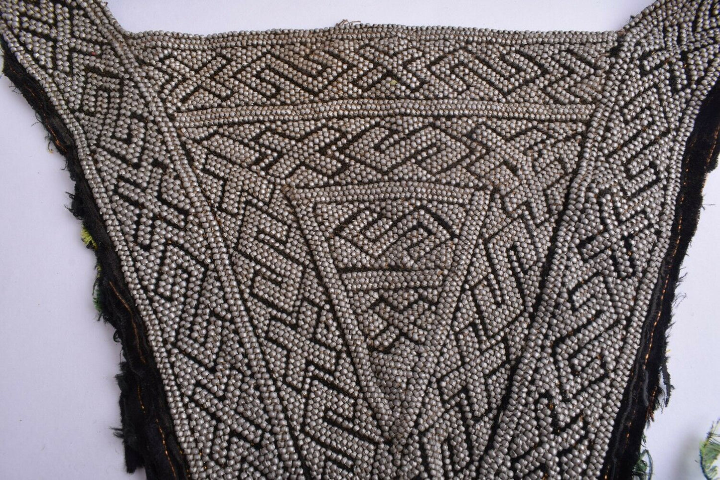 Rare Antique Handmade beaded Rashaida Sudan Tribal Bedouin Veil