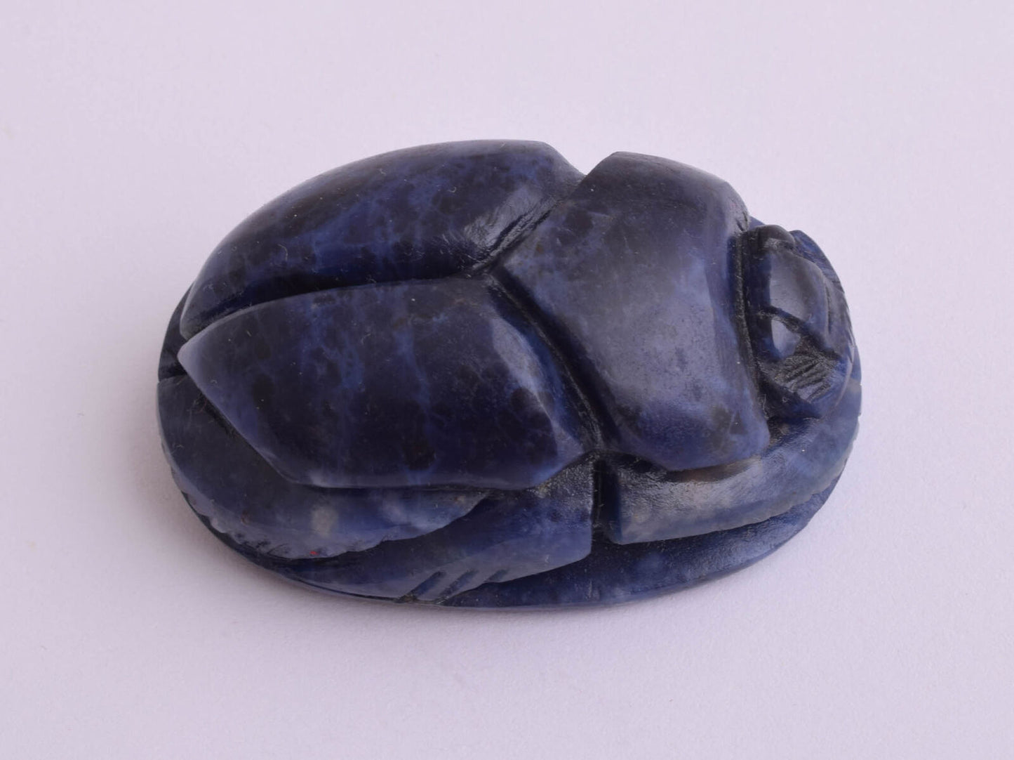 Egyptian Scarab-Hand Carved Egyptian Lapis Lazuli Scarab- 2.1" / 70 gram