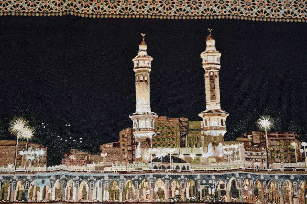 Kaaba, Mecca, Hajj Islamic Quran Gobelin wall hanging tapestry Art