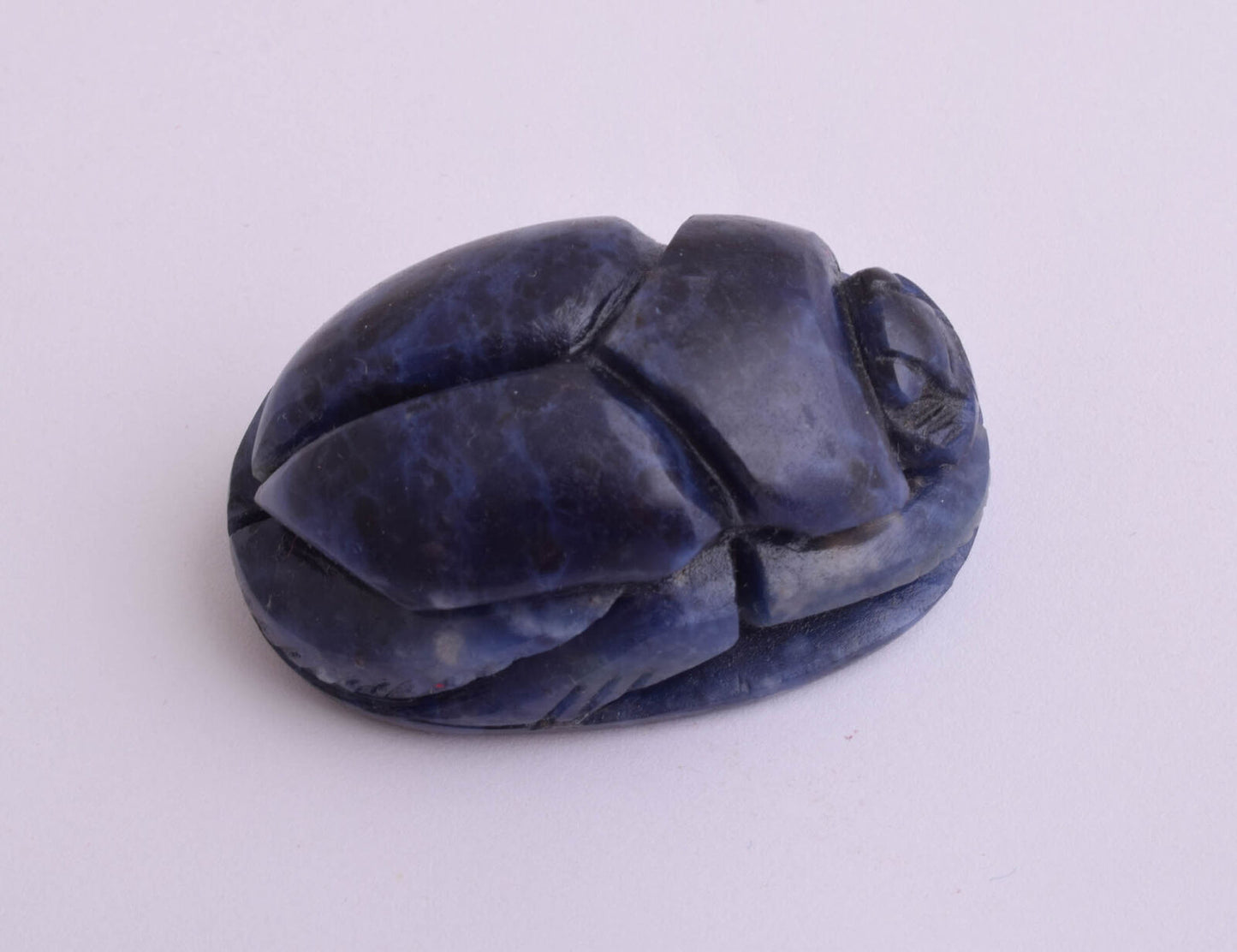 Egyptian Scarab-Hand Carved Egyptian Lapis Lazuli Scarab- 2.1" / 70 gram