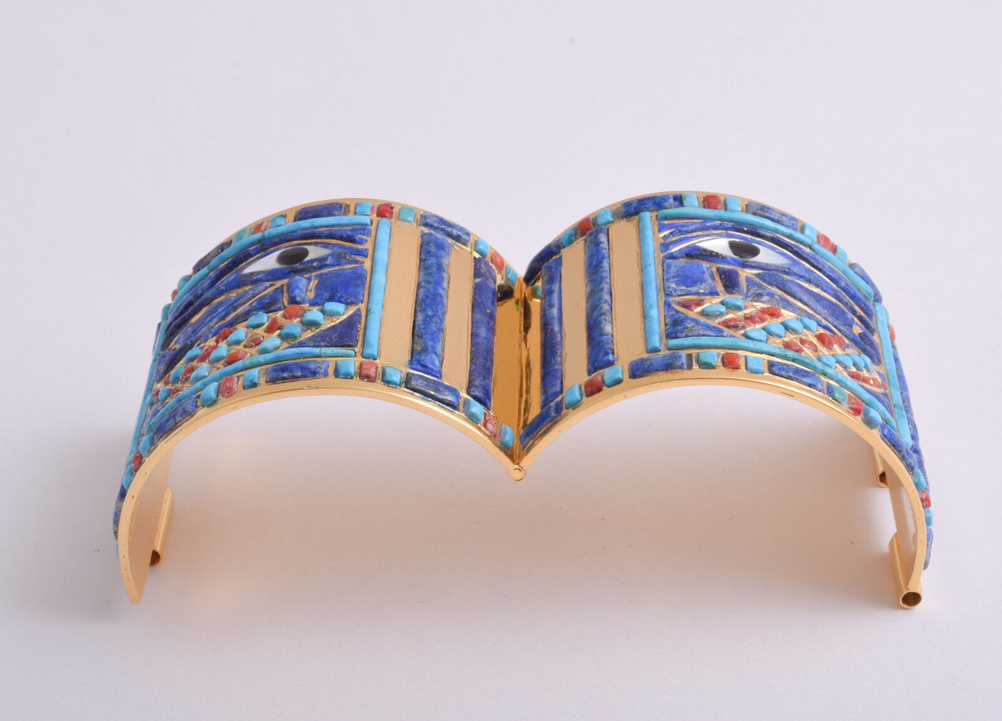 Eye of Horus Bracelet of King Tut-Egyptian Revival Bangle Bracelet-Tutankhamun