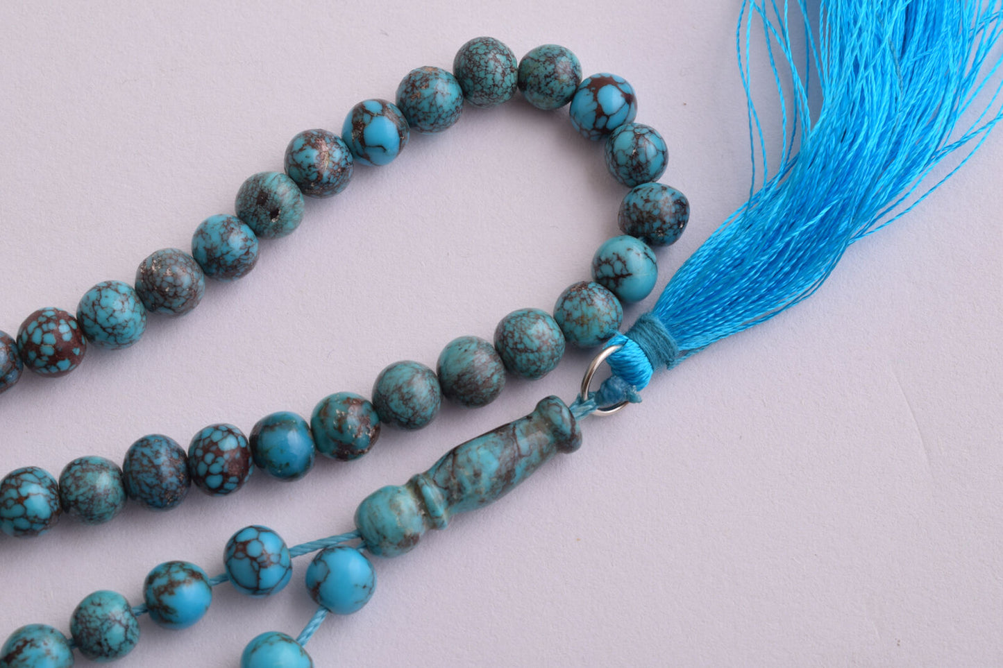 Egyptian Turquoise Islamic prayer beads,muslim Tasbih