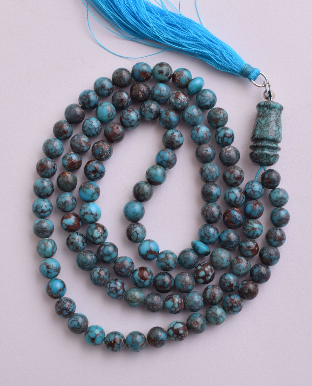 Egyptian Turquoise Islamic prayer beads,muslim Tasbih