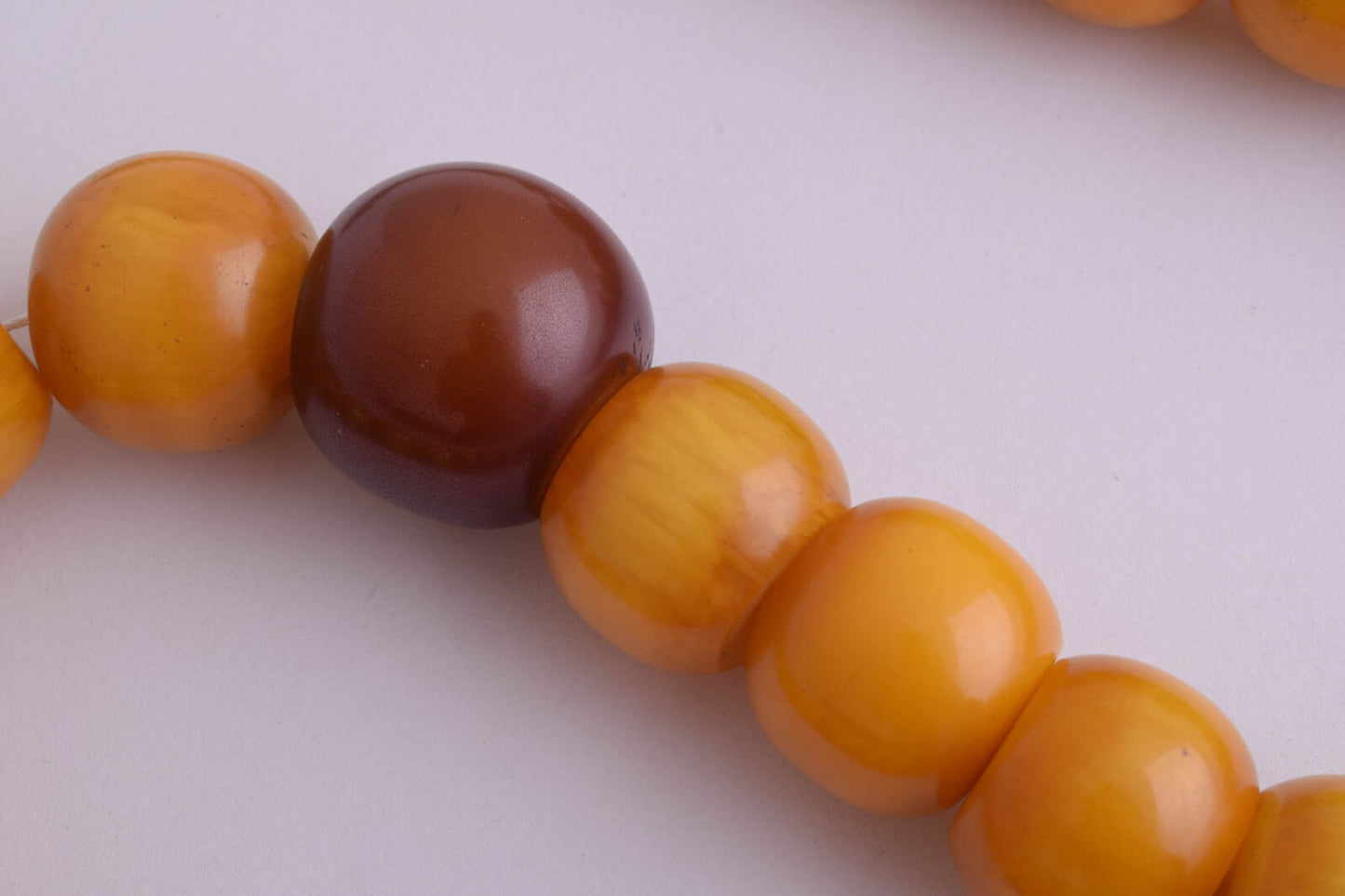 Vintage Prayer Beads-Egyptian Misky-Bakelite Beads Tasbih worry beads-398 gram