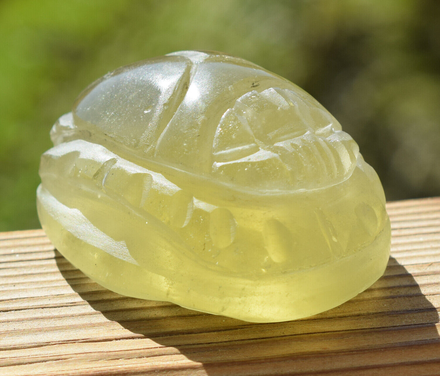 Libyan Desert Glass, Egyptian Scarab, Scarab Beetle, asteroids Impact 429 Carat