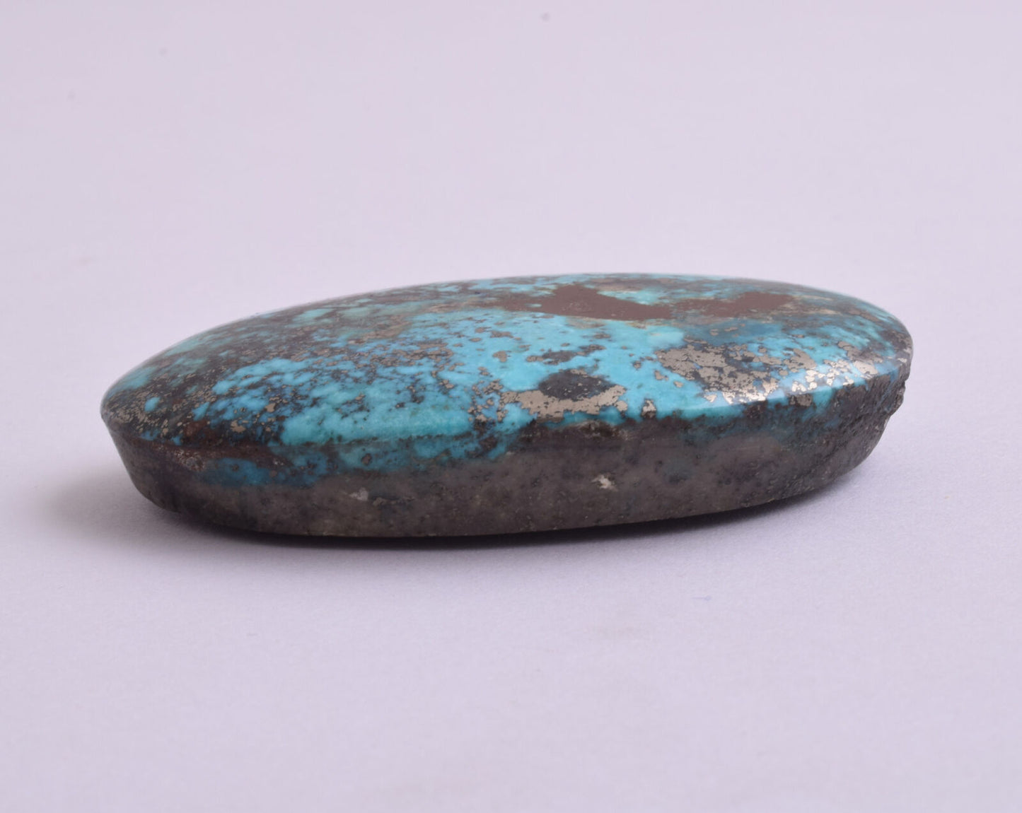 Turquoise cabochon-spiderweb turquoise-turquoise stone-Persian-413 Carats/68mm