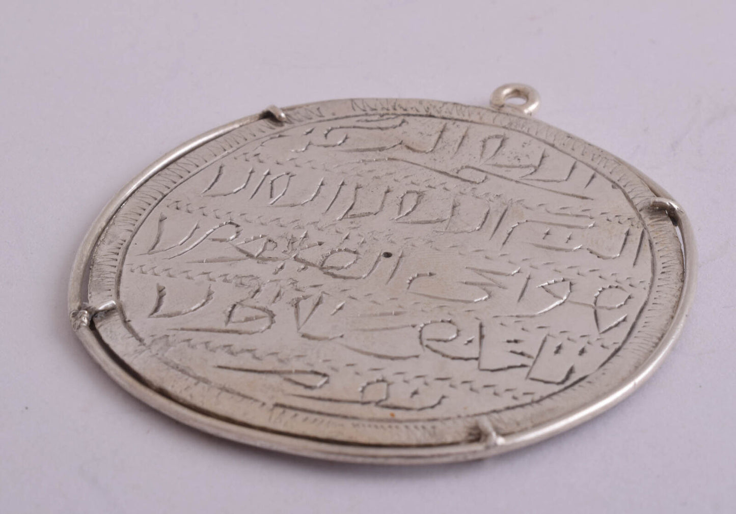 Vintage Silver Egyptian Zar Amulet Pendant-Egyptian cult rutual jewelery