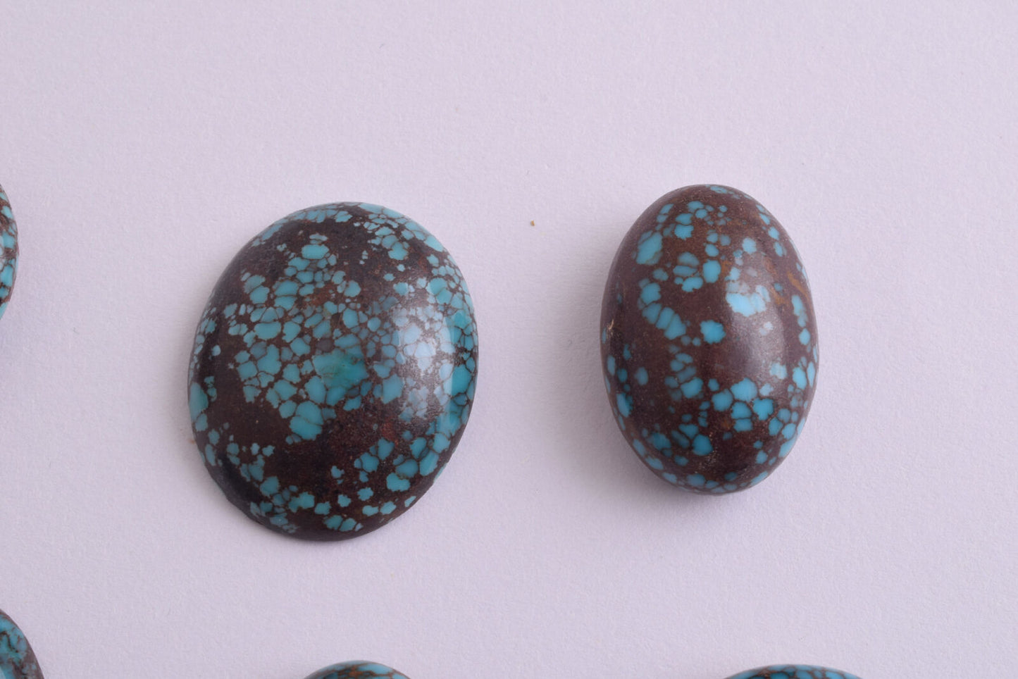 Egyptian Turquoise spiderweb Cabochon/ 8 Cab cabochon stone- 389 Carats-Lot