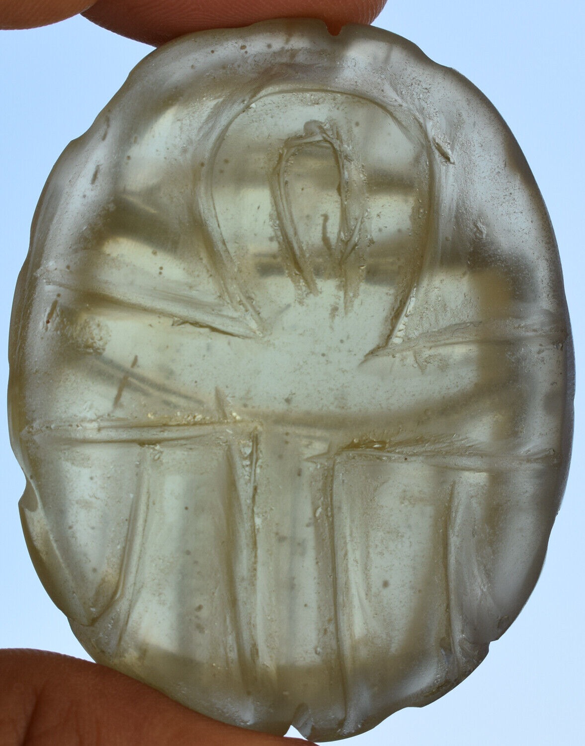 Libyan Desert Glass, Egyptian Scarab, Scarab Beetle, asteroids Impact, 386 Carat