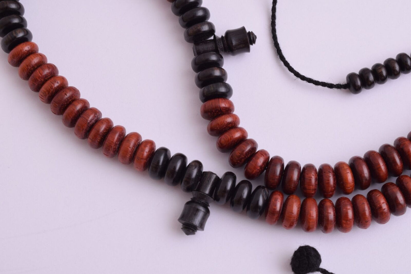 5 Pieces- Rosewood / ebony Islamic Prayer Beads-Worry Beads-Muslim Tasbih-Dhikr