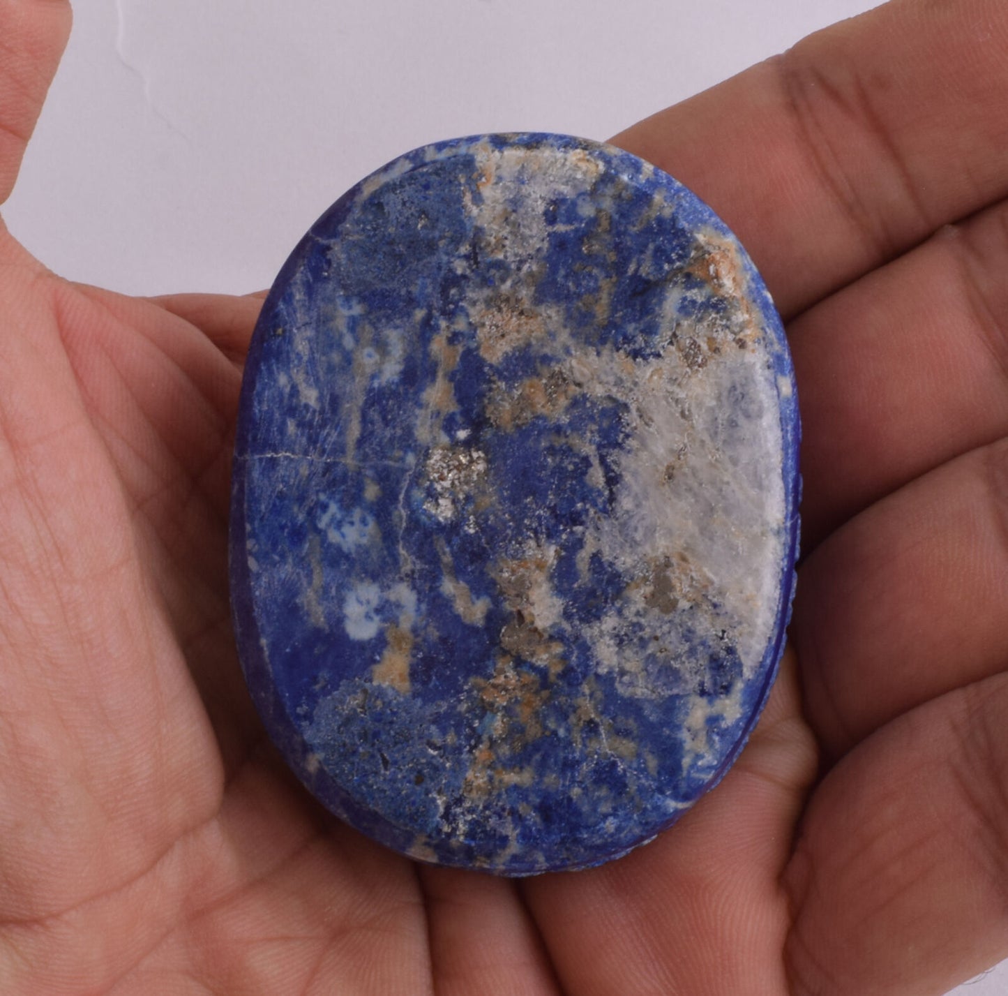 Egyptian Scarab-Carved Egyptian Lapis Lazuli Scarab- 2.5" /  128 gram