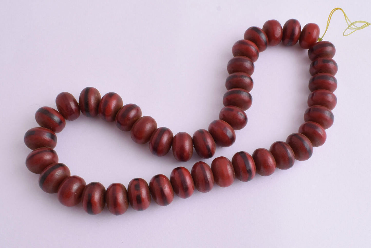 3 Vintage African Trade Beads-Simulated Amber Strand- Wholesale Lot / 295 gram