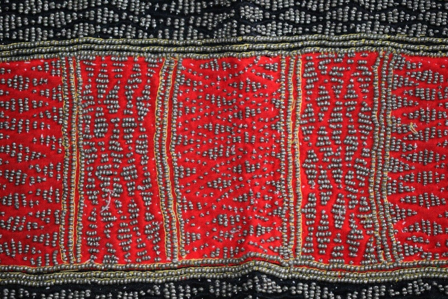 Antique Handmade beaded Rashaida Sudan Saudi Tribal Bedouin Fabric