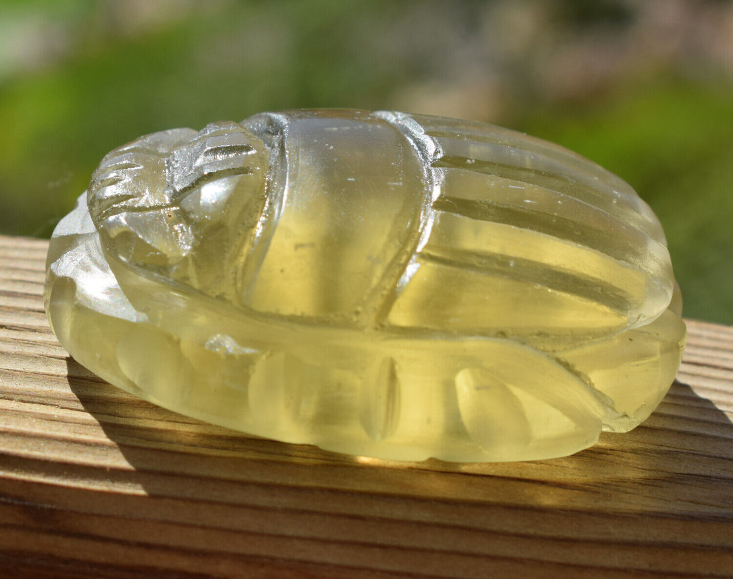 Libyan Desert Glass, Egyptian Scarab, Scarab Beetle, asteroids Impact, 386 Carat