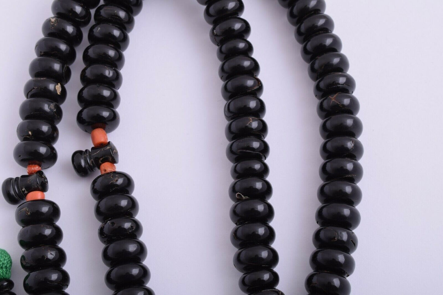 Prayer Beads- Black Coral-Yusr komboloi-Islamic Tasbih- سبحة يسر البحر الاحمر