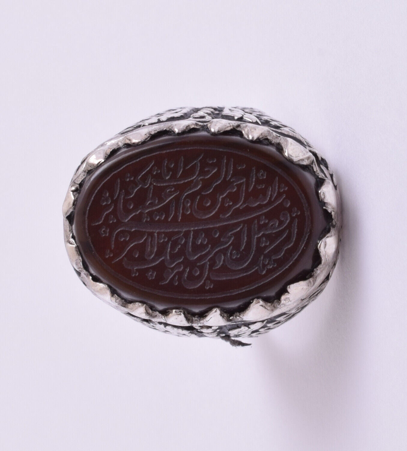 Islamic Yemeni Silver agate aqeeq aqiq men muslim ring -yemen عقيق