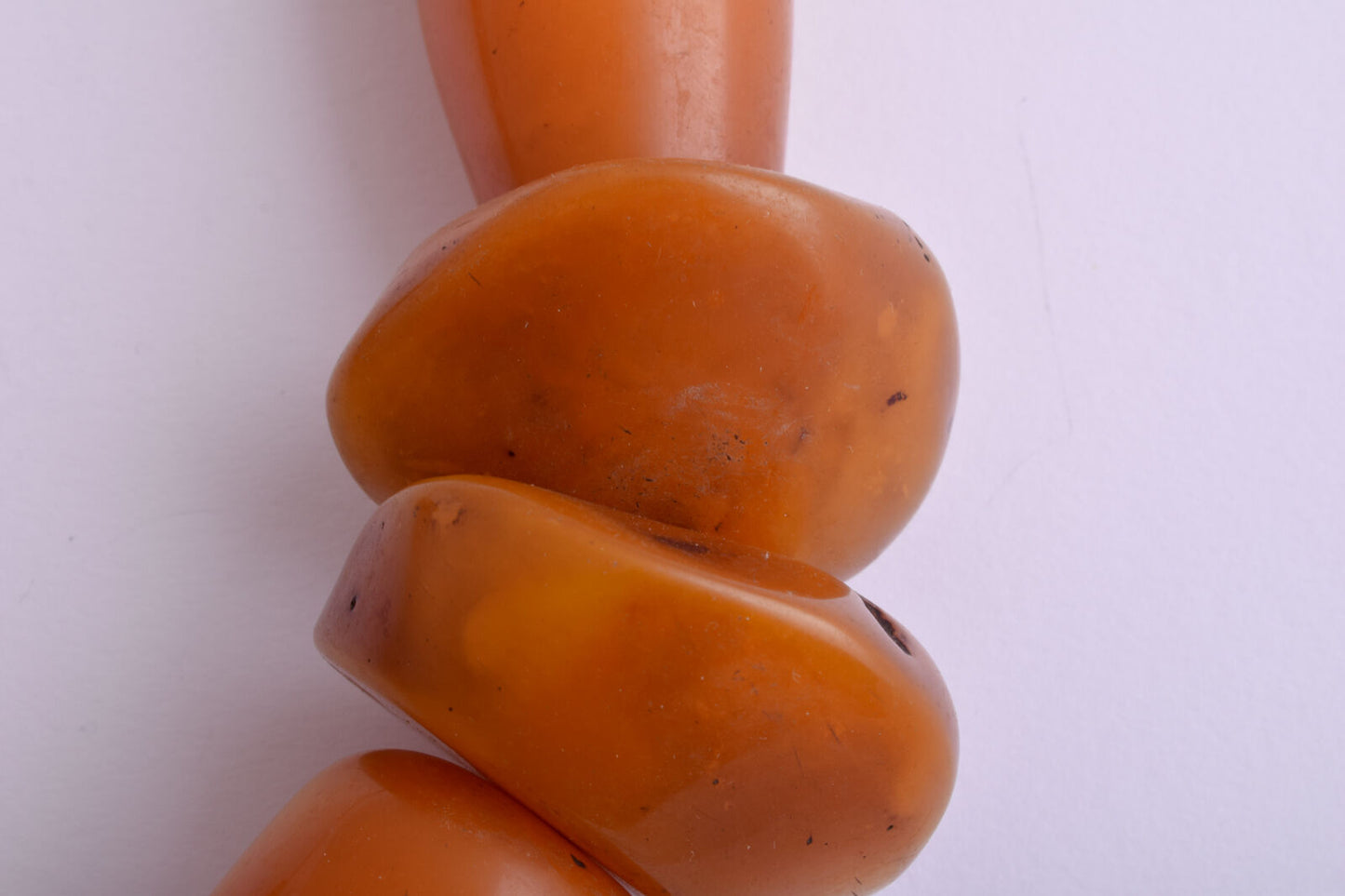 LARGE antique African Moroccan Amber Beads Strands-RESIN-FAUX amber- 570 gram