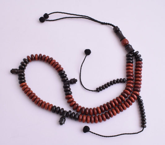 5 Pieces- Rosewood / ebony Islamic Prayer Beads-Worry Beads-Muslim Tasbih-Dhikr