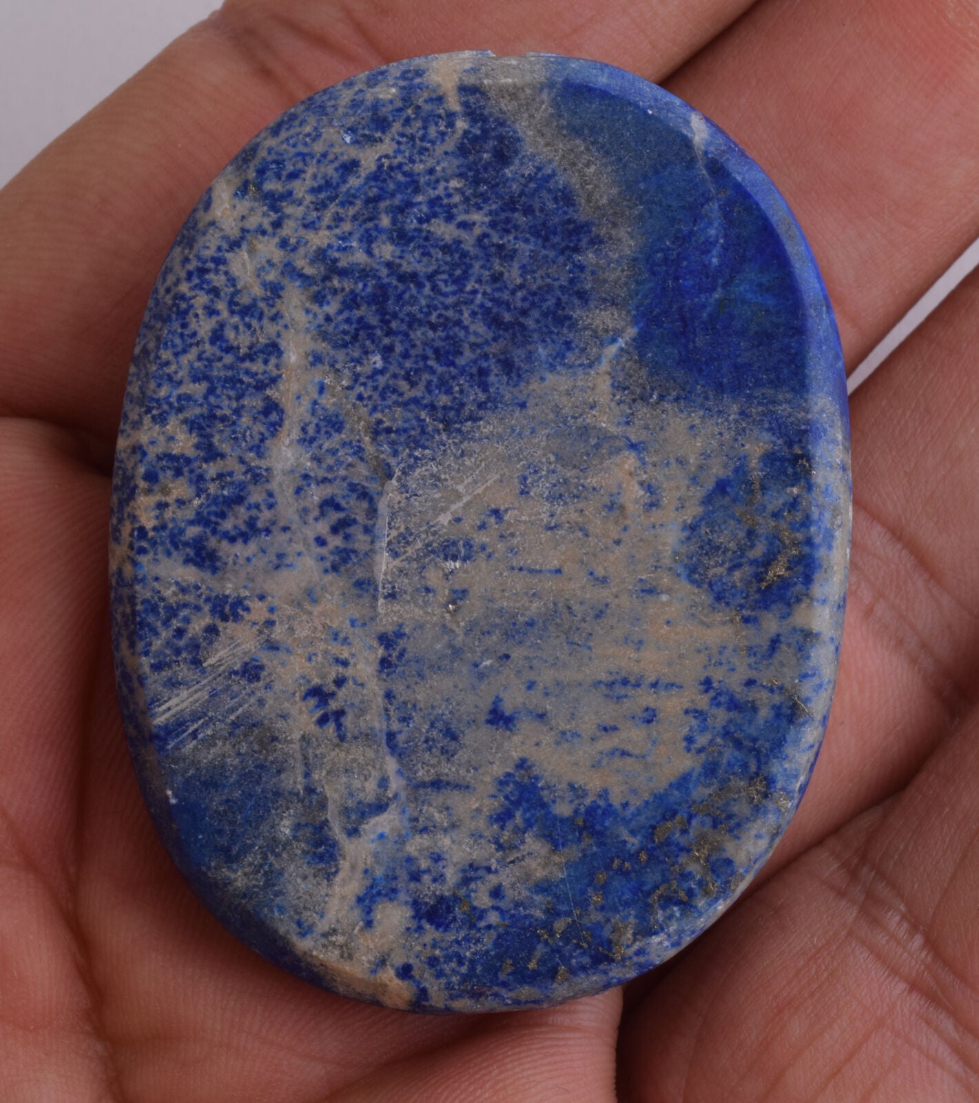 Egyptian Scarab-Carved Egyptian Lapis Lazuli Scarab- 2.2" /  58 gram