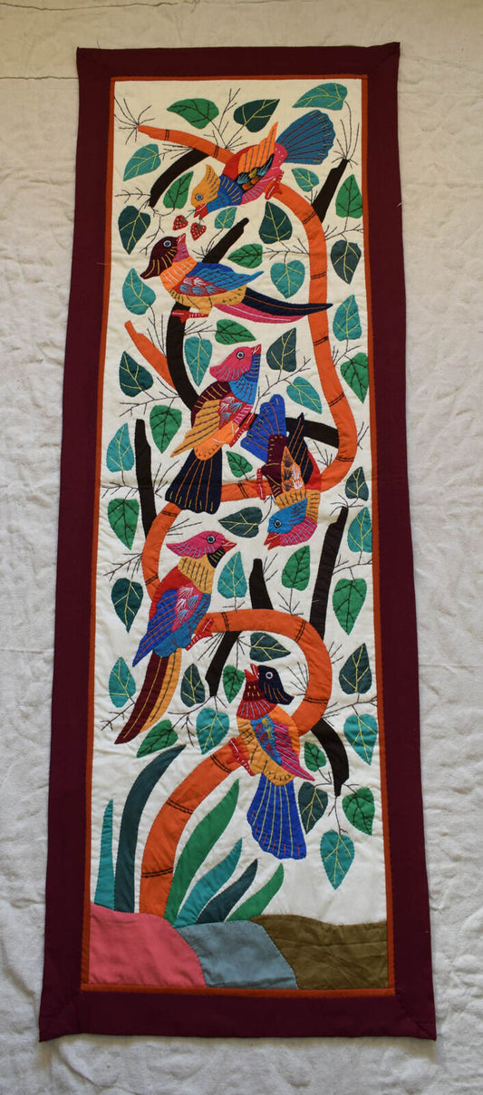 Handmade quilt-patchwork quilt-wall hanging tapestry-Egyptian tapestry-wall art