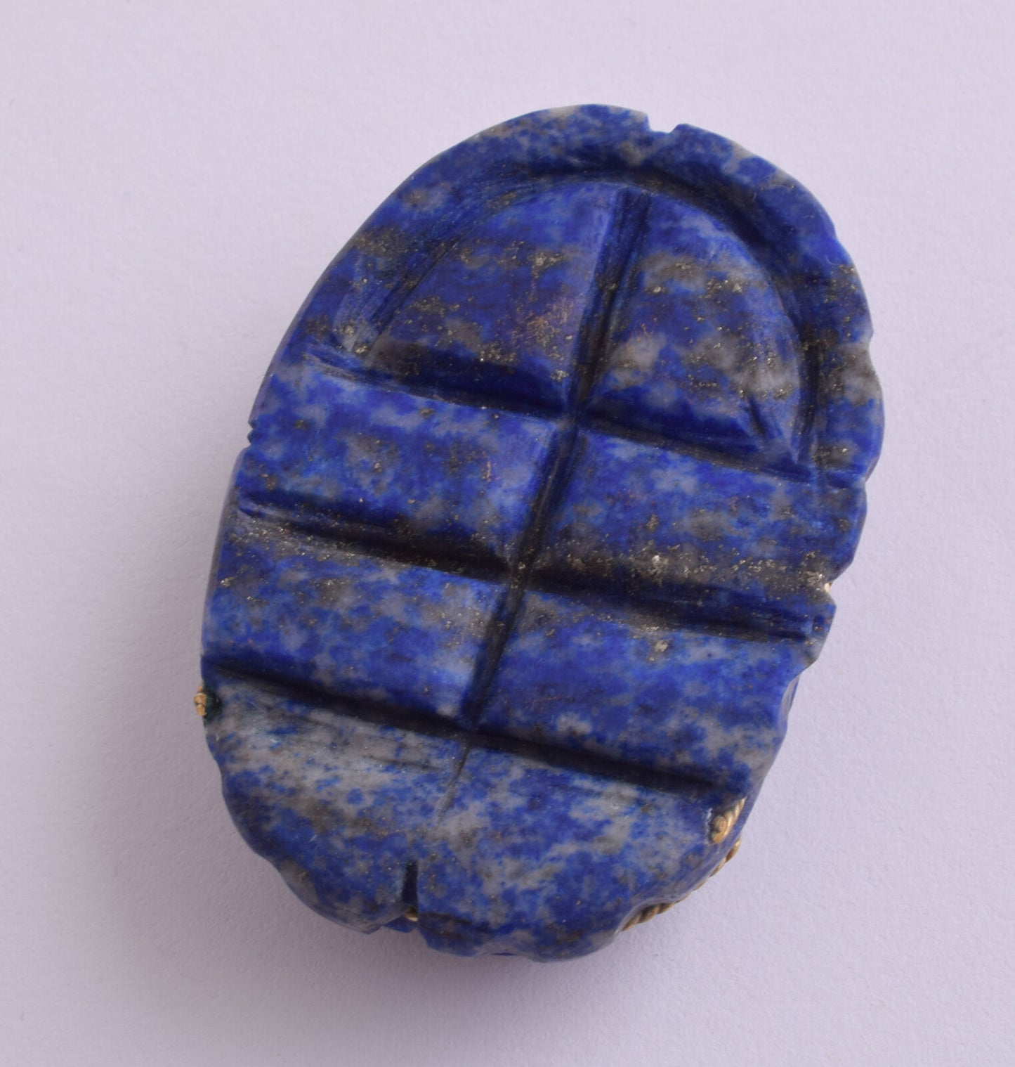 Egyptian Scarab-Hand Carved egyptian Lapis Lazuli SCARAB- 2" / 57 gram